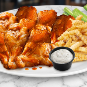 10 Wings with French Fried